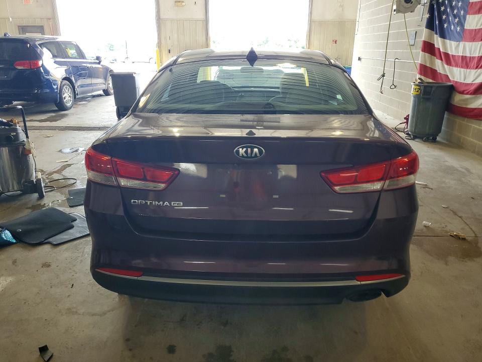 2016 Kia Optima VIN 5XXGT4L32GG115792 COPART salvage auction — MINOR DENT/SCRATCHES, Mo - Certificate Of Title, sold $875 on 2026-07-07 (photo 6)
