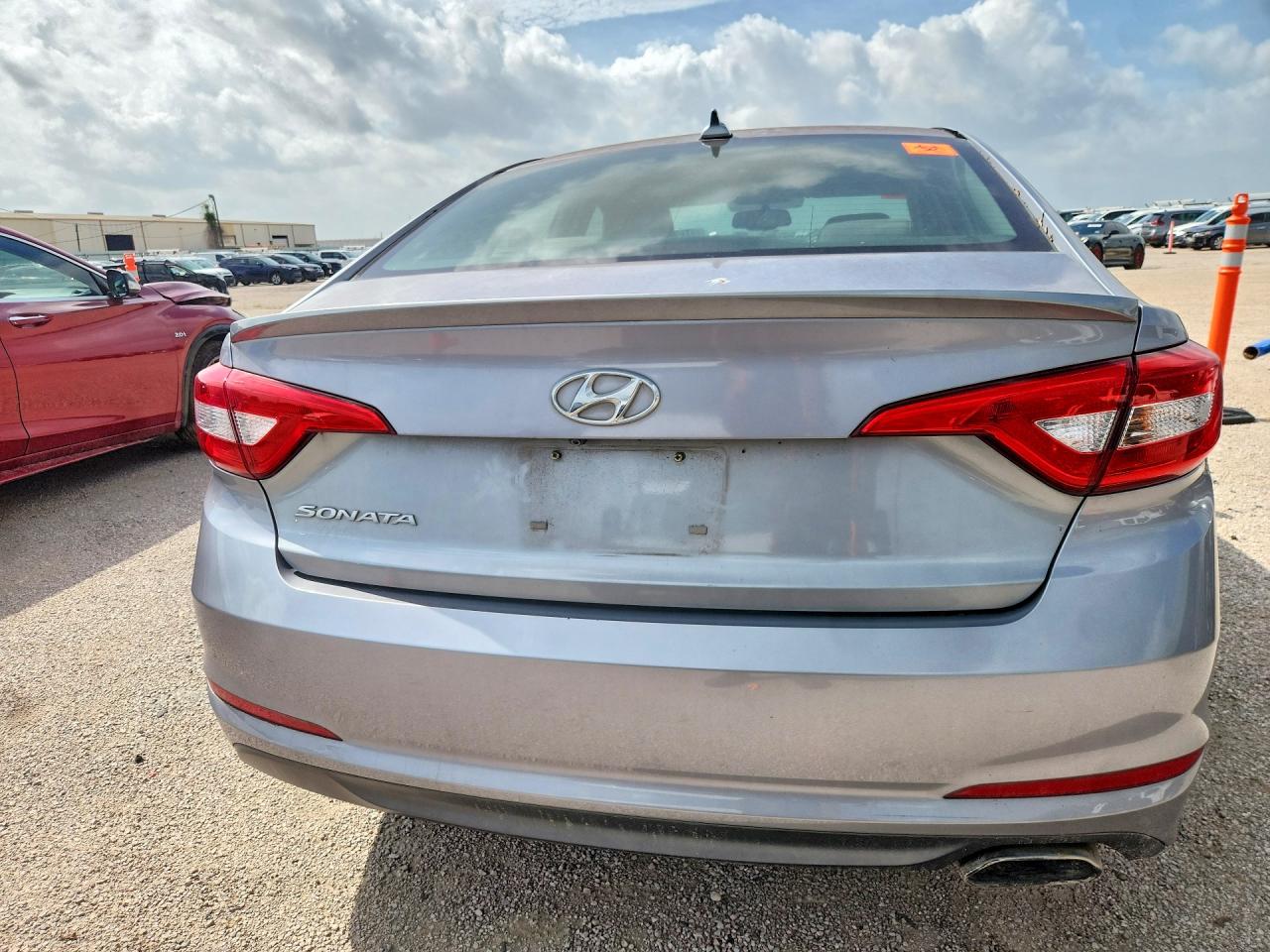 2015 Hyundai Sonata VIN 5NPE24AFXFH156066 COPART salvage auction — Front End, TX - CERTIFICATE OF TITLE, sold $175 on 2026-07-09 (photo 6)