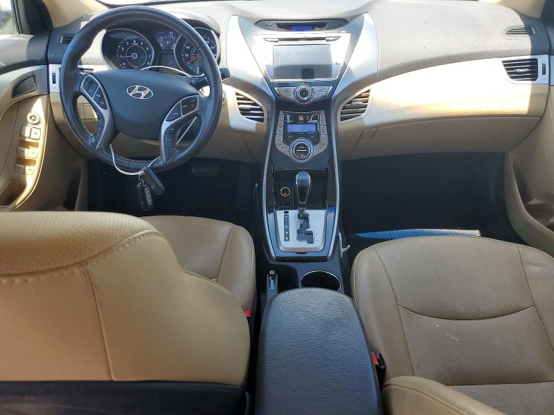 2013 Hyundai Elantra VIN 5NPDH4AE5DH341169 COPART salvage auction — HAIL, Ar - Cert Of Title-Salvage, sold $2,450 on 2026-07-27 (photo 8)
