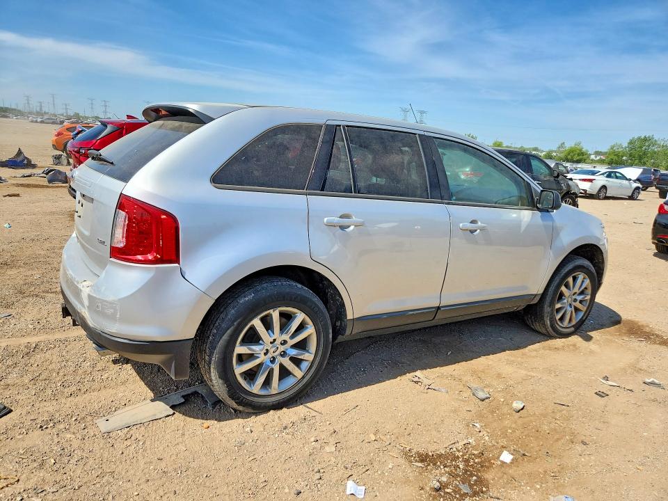 2013 Ford Edge VIN 2FMDK3JC6DBB63550 COPART salvage auction — REAR END, Il - Salvage Certificate, sold $875 on 2026-07-09 (photo 3)