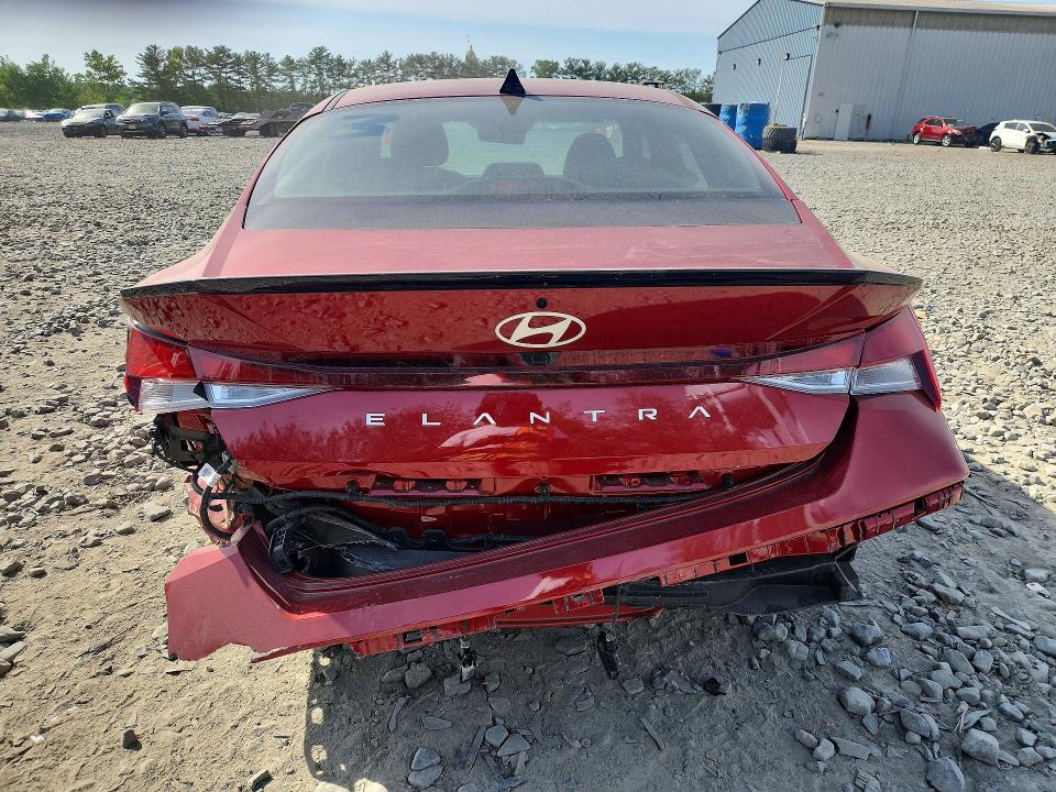 2025 Hyundai Elantra VIN KMHLM4DG0SU066278 COPART salvage auction — FRONT END, Nj - Cert Of Title-Salvage, sold $350 on 2026-07-27 (photo 6)