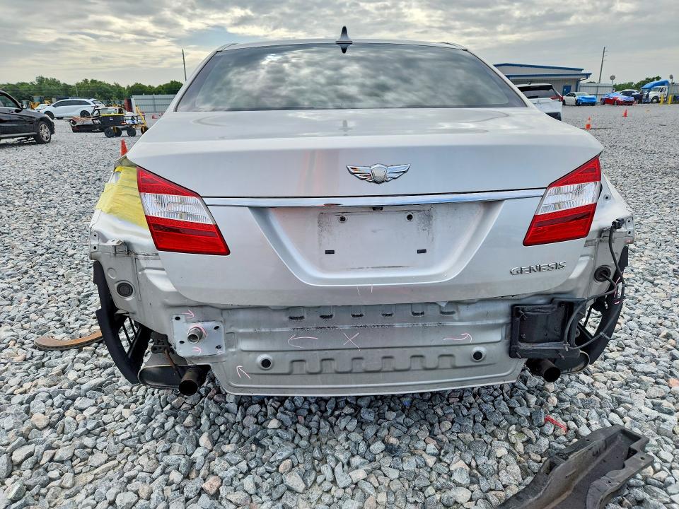 2012 Hyundai Genesis VIN KMHGC4DD1CU158253 COPART salvage auction — REAR END, Fl - Cert Of Title Slvg Rebuildable, sold $2,250 on 2026-07-14 (photo 6)