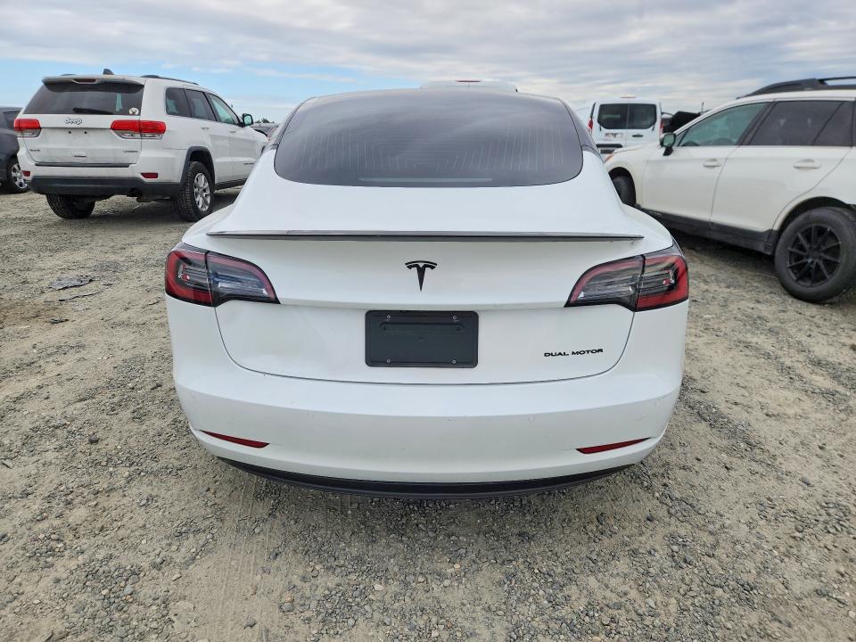 2019 Tesla Model 3 VIN 5YJ3E1EB6KF421904 COPART salvage auction — SIDE, Ca - Salvage Certificate, sold $2,750 on 2026-07-02 (photo 6)