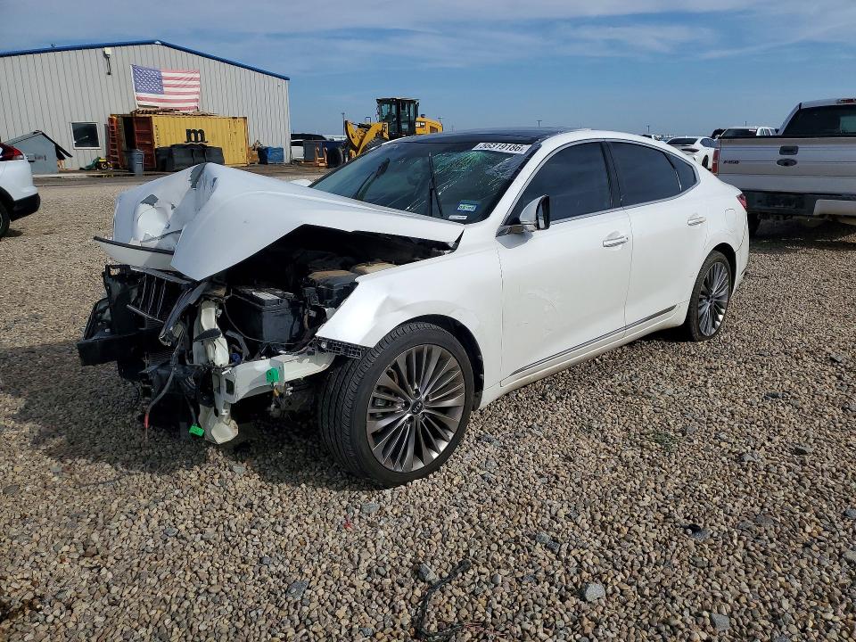 2018 Kia Cadenza VIN KNALC4J14J5101630 COPART salvage auction — FRONT END, Tx - Salvage Vehicle Title, sold $925 on 2026-07-07 (photo 1)