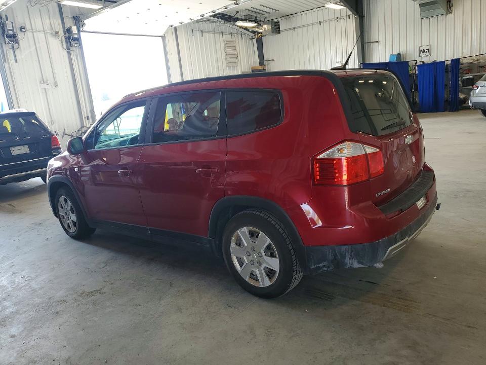 2013 Chevrolet Orlando VIN KL77P2ET7DK158352 COPART salvage auction — MECHANICAL, On - Permit No Brand - Unfit, sold $275 on 2026-07-21 (photo 2)