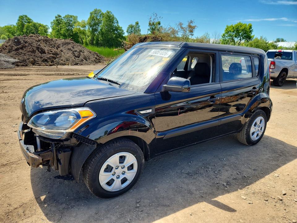 2013 Kia Soul VIN KNDJT2A56D7631480 COPART salvage auction — FRONT END, Salvage Title, sold $950 on 2026-07-16 (photo 1)