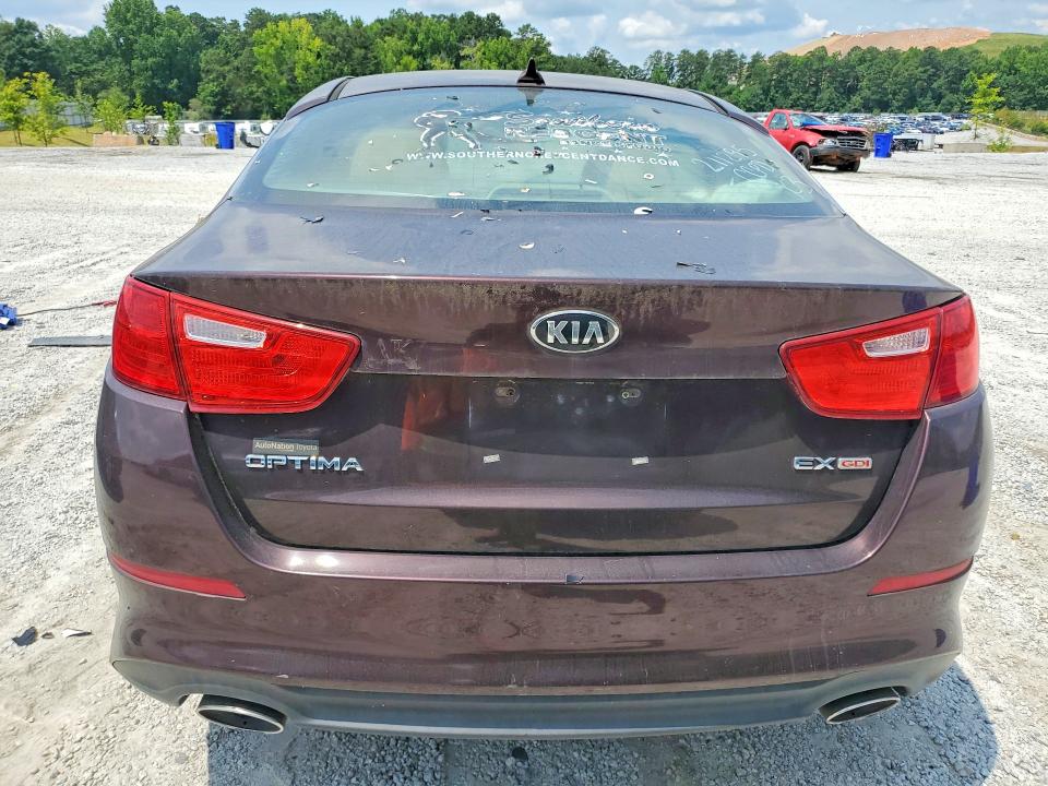 2015 Kia VIN 5XXGN4A75FG445148 COPART salvage auction — FRONT END, Ga - Certificate Of Title, sold $750 on 2026-07-27 (photo 6)