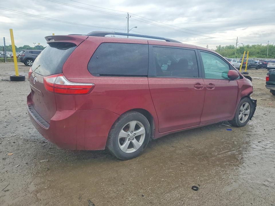 2015 Toyota Sienna VIN 5TDKK3DCXFS560302 COPART salvage auction — FRONT END, In - Cert Of Title-Salvage Title, sold $225 on 2026-07-21 (photo 3)