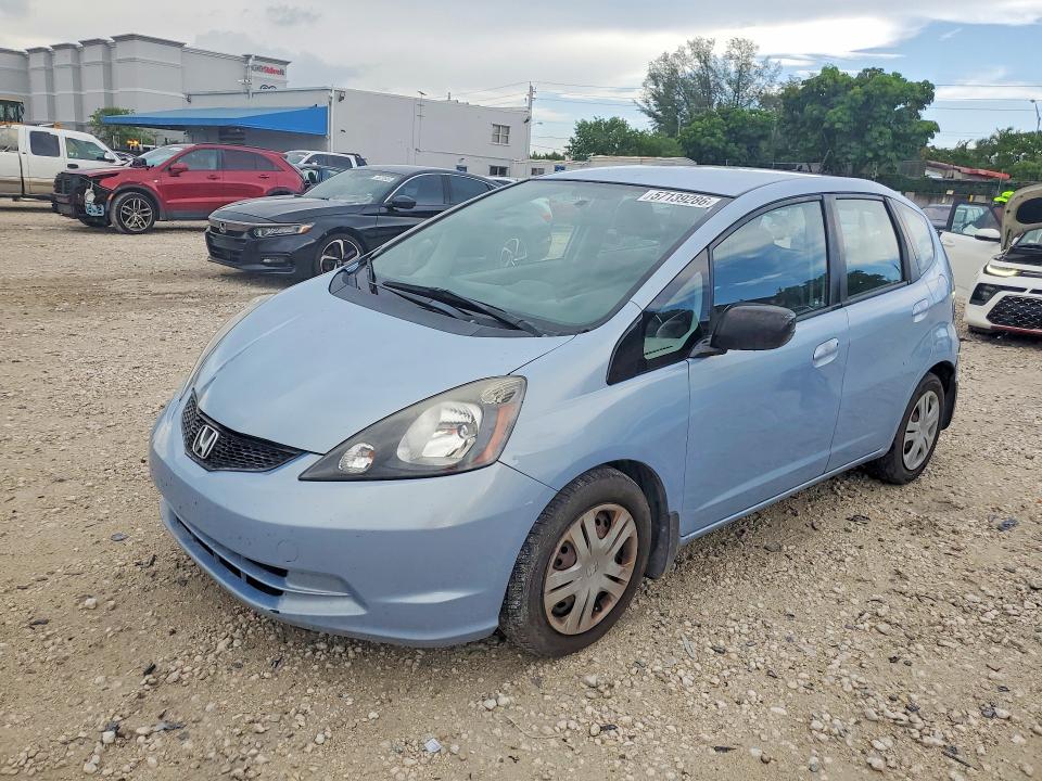 2010 Honda Fit VIN JHMGE8H23AC033433 — COPART salvage auction photo