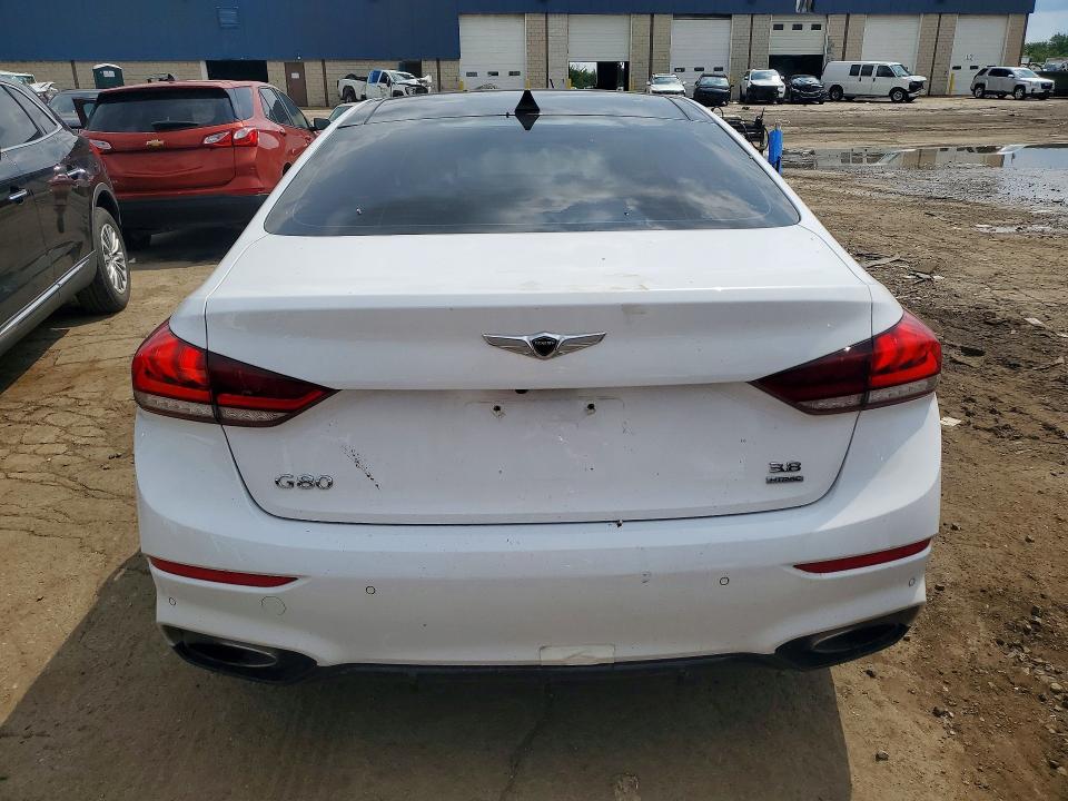 2019 Genesis G80 VIN KMHGN4JEXKU287355 COPART salvage auction — FRONT END, Mi - Certificate Of Title, sold $3,100 on 2026-07-14 (photo 6)