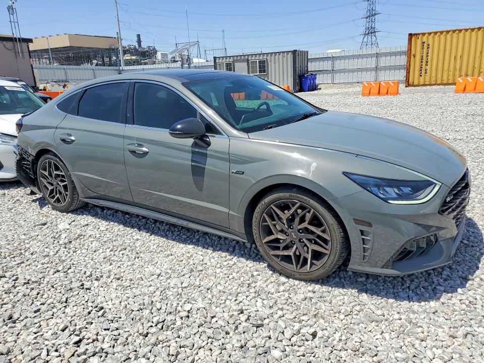 2021 Hyundai Sonata VIN 5NPEK4JC3MH127463 COPART salvage auction — REAR END, Nv - Salvage Title, sold $8,200 on 2026-07-20 (photo 4)