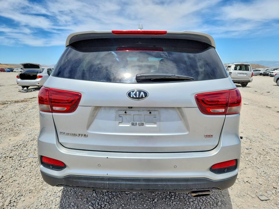 2019 Kia Sorento VIN 5XYPGDA30KG590191 COPART salvage auction — FRONT END, Ut - Salvage Certificate, sold $2,300 on 2026-07-28 (photo 6)