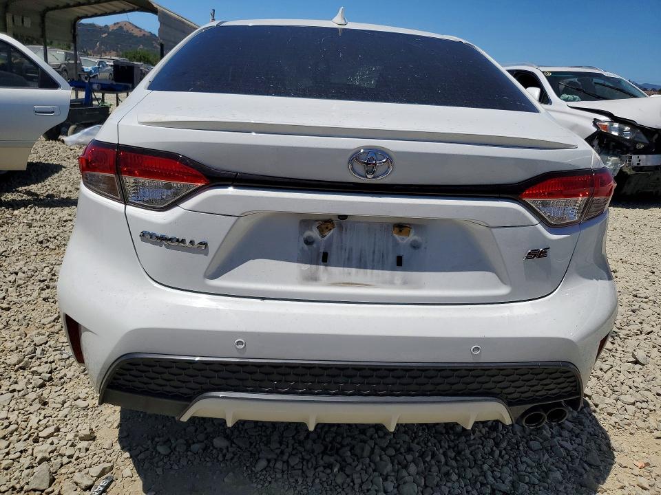 2020 Toyota Corolla VIN JTDS4RCEXLJ028766 COPART salvage auction — ROOF, Ca - Salvage Certificate, sold $8,900 on 2026-07-28 (photo 6)