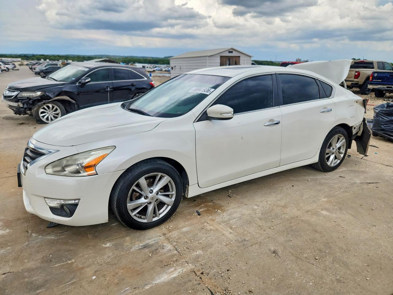 2014 Nissan Altima VIN 1N4AL3AP7EC177438 COPART salvage auction — Rear End, TX - SALVAGE VEHICLE TITLE, sold $875 on 2026-07-09 (photo 1)