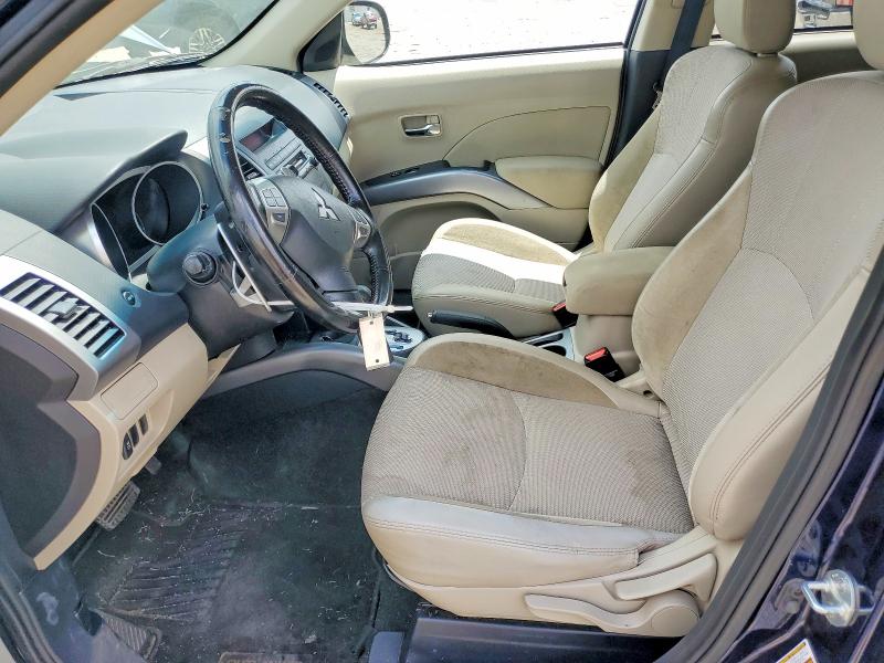 2013 Mitsubishi Outlander VIN JA4JT3AW4DU002455 COPART salvage auction — FRONT END, Va - Cert Of Title - Salvage, sold $225 on 2026-07-08 (photo 7)