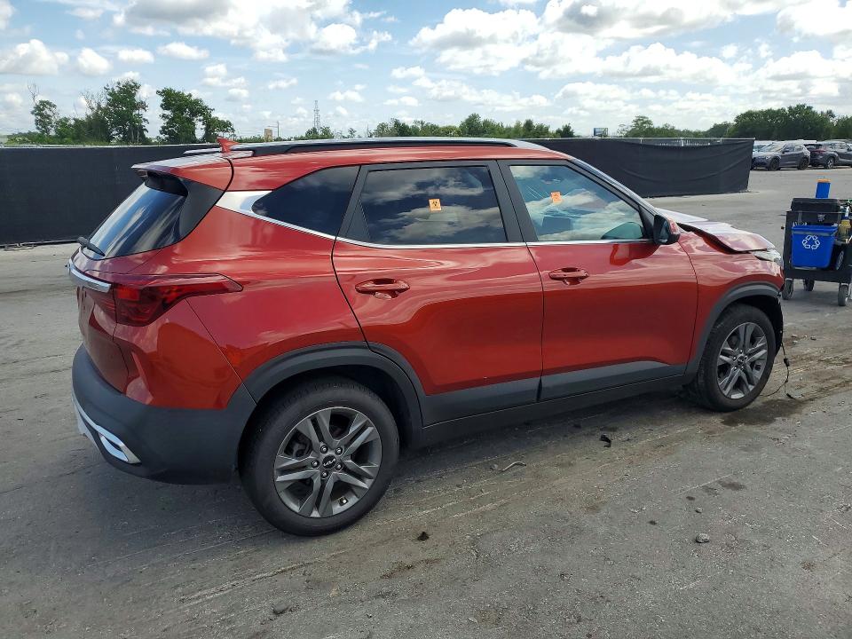 2023 Kia Seltos VIN KNDEU2AA1P7392338 COPART salvage auction — FRONT END, Fl - Certificate Of Destruction, sold $15 on 2026-07-30 (photo 3)