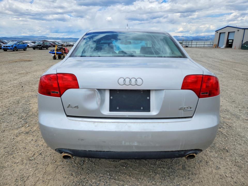 2007 Audi A4 VIN WAUDF78E57A097612 COPART salvage auction — FRONT END, Mt - Certificate Of Title, sold $1,350 on 2026-07-28 (photo 6)