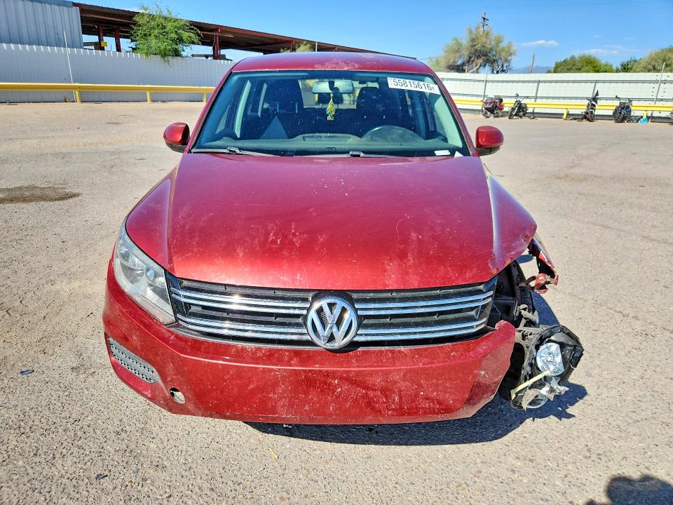 2013 Volkswagen Tiguan VIN WVGAV7AX7DW020125 COPART salvage auction — FRONT END, Az - Cert Of Title - Salvage, sold $175 on 2026-07-24 (photo 5)