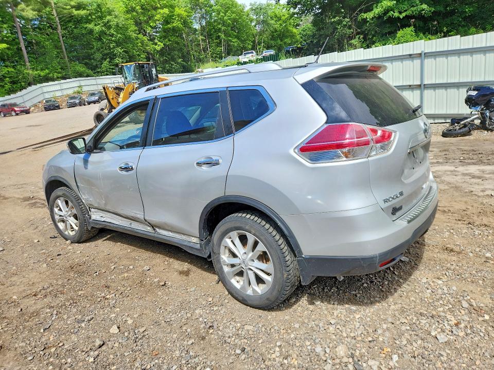 2016 Nissan Rogue VIN KNMAT2MV8GP600134 COPART salvage auction — SIDE, Vt - Cert Of Title-Salvage Vehicle, sold $900 on 2026-07-27 (photo 2)