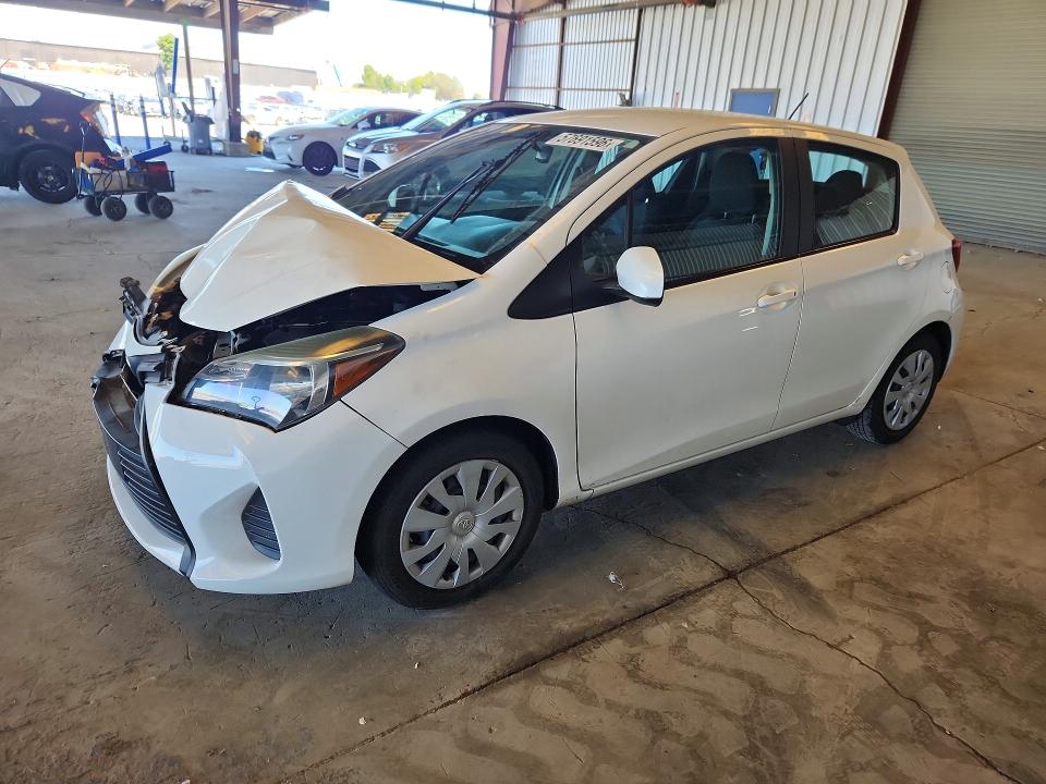 2015 Toyota Yaris VIN VNKKTUD32FA041820 COPART salvage auction — FRONT END, Ca - Salvage Certificate, sold $2,350 on 2026-07-09 (photo 1)