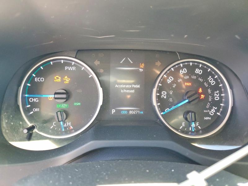 2021 Toyota Rav 4 VIN JTMRWRFV1MD132891 COPART salvage auction — FRONT END, Nv - Salvage Title, sold $8,000 on 2026-07-15 (photo 9)