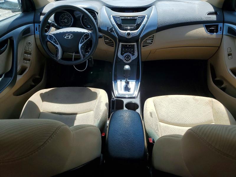 2012 Hyundai Elantra VIN KMHDH4AE5CU436363 COPART salvage auction — REAR END, Md - Cert Of Salvage > 75% Damage, sold $200 on 2026-07-21 (photo 8)