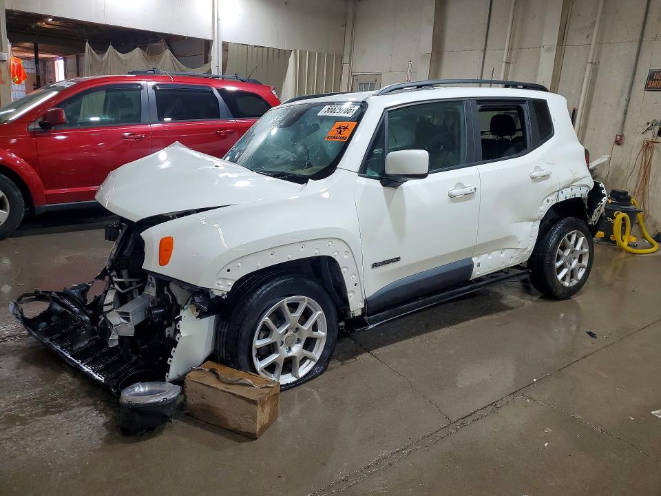 2021 Jeep Renegade VIN ZACNJDBB6MPM14163 COPART salvage auction — FRONT END, Tn - Salvage Certificate, sold $425 on 2026-07-09 (photo 1)