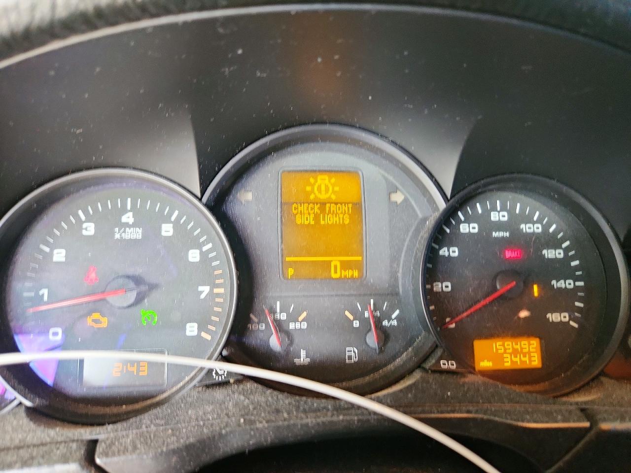 2008 Porsche Cayenne VIN WP1AA29P98LA12427 COPART salvage auction — Front End, VA - CERT OF TITLE - SALVAGE, sold $350 on 2026-06-30 (photo 9)