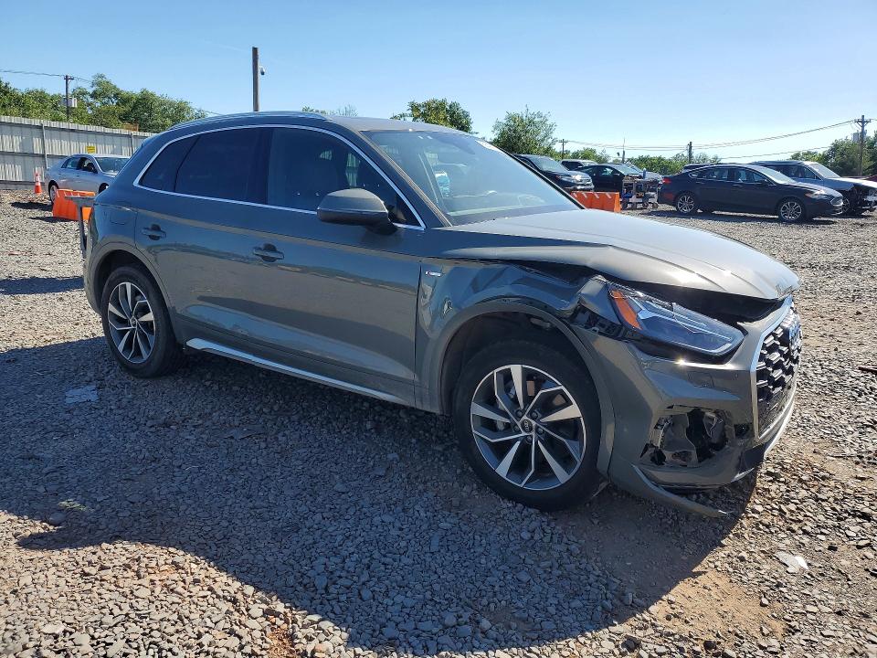 2023 Audi Q5 VIN WA1FAAFY0P2193673 COPART salvage auction — FRONT END, Nj - Cert Of Title-Salvage, sold $16,500 on 2026-07-17 (photo 4)