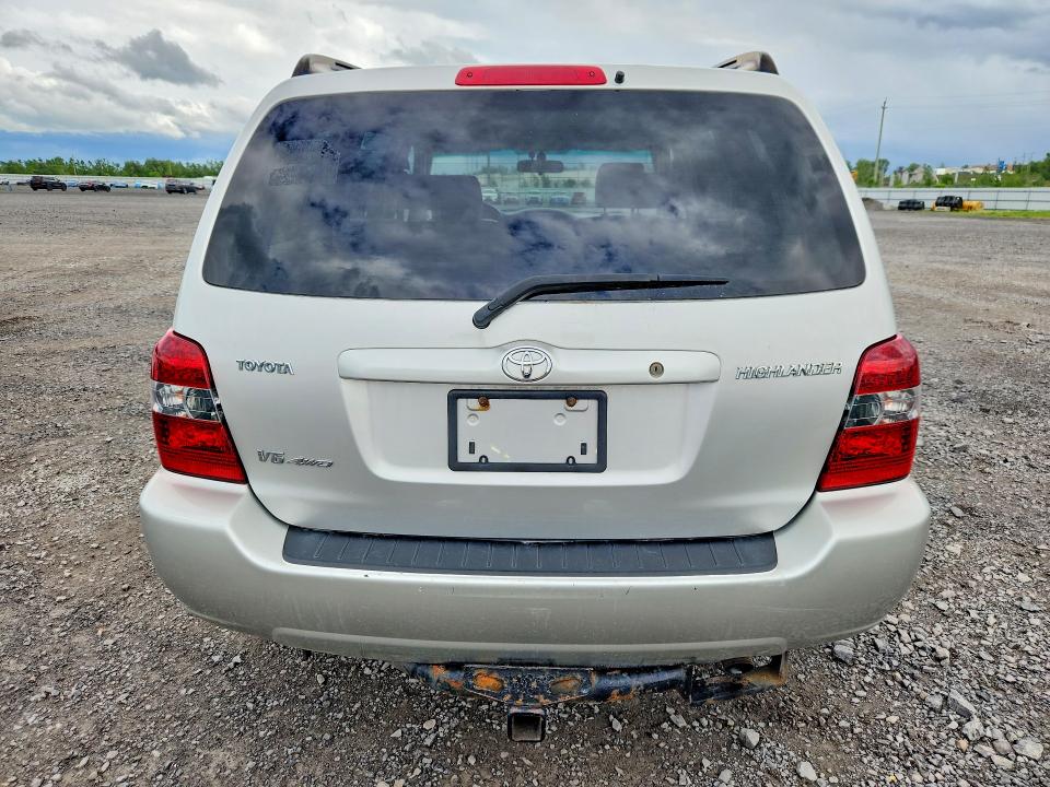 2006 Toyota Highlander VIN JTEHP21A360168690 COPART salvage auction — MINOR DENT/SCRATCHES, QC - CERTIFICAT-VEH. A INSPECTER, sold $1,900 on 2026-07-30 (photo 6)