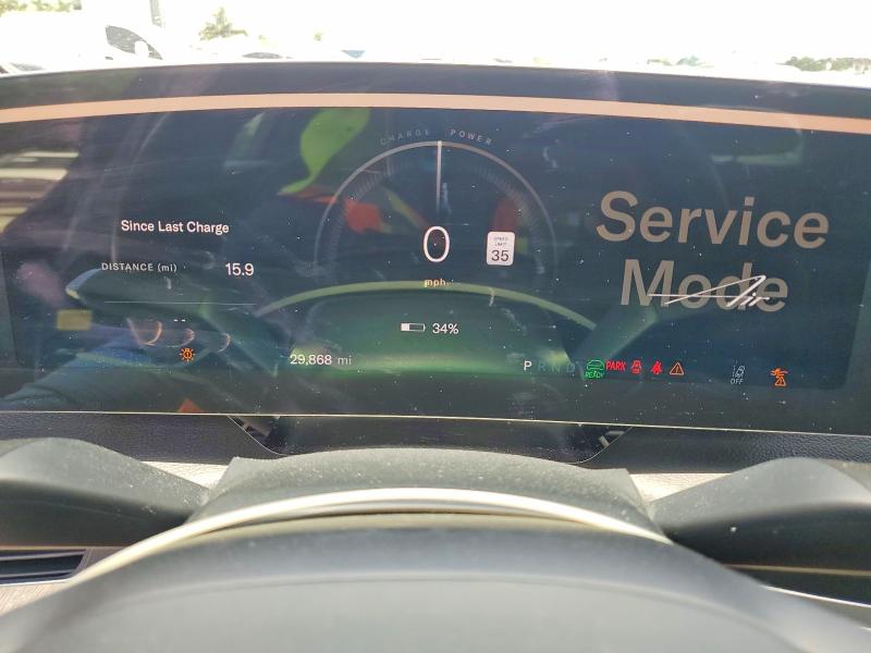 2023 Lucid Air VIN 50EA1TEA0PA002934 COPART salvage auction — REAR END, Fl - Certificate Of Destruction, sold $12,600 on 2026-07-21 (photo 9)