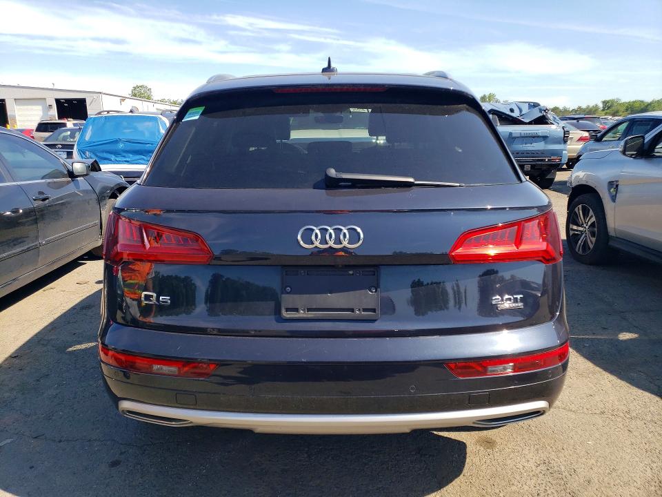 2018 Audi Q5 VIN WA1BNAFY7J2021067 COPART salvage auction — FRONT END, CT - CERTIFICATE OF TITLE, sold $9,500 on 2026-07-07 (photo 6)