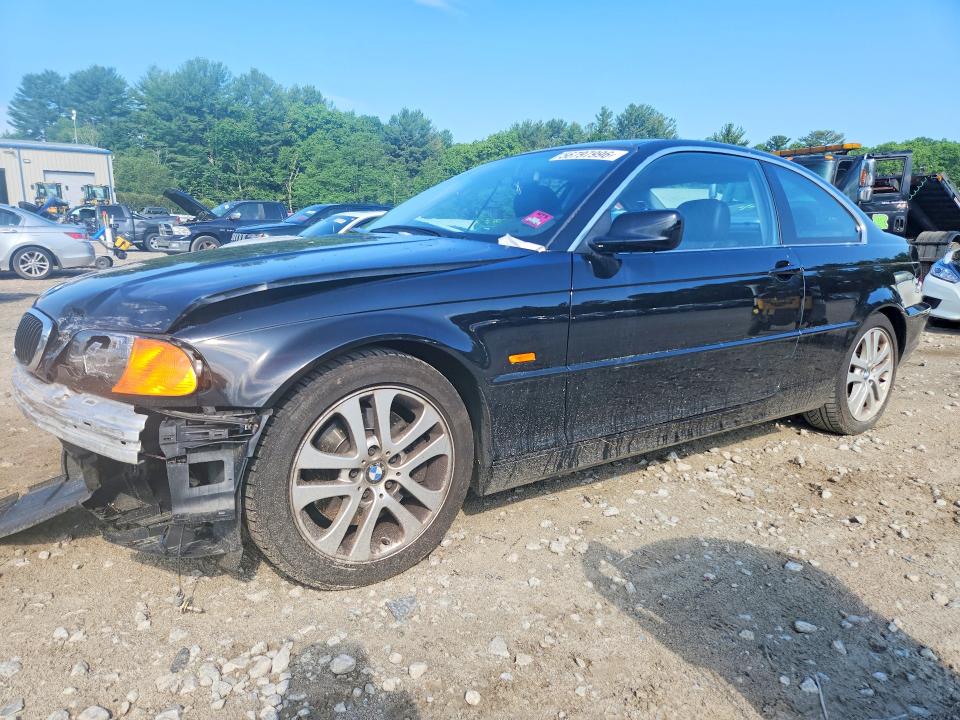 2001 BMW 3 series VIN WBABN53411JU21840 COPART salvage auction — FRONT END, MA - CERT OF TITLE-RECONSTRCTD COLL, sold $1,200 on 2026-07-09 (photo 1)