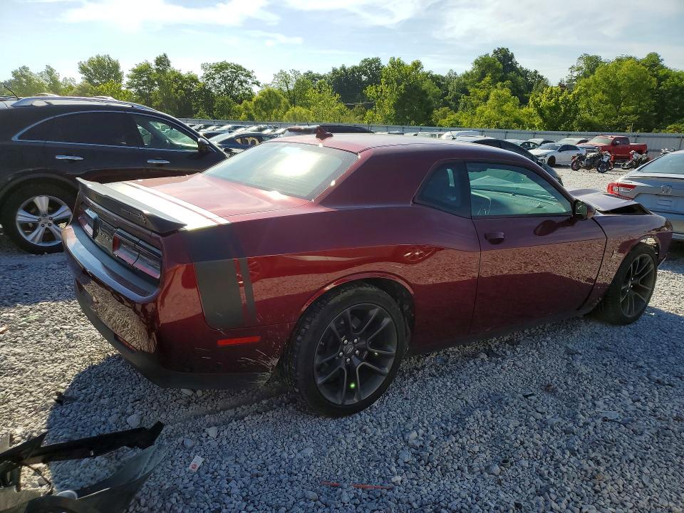 2023 Dodge Challenger VIN 2C3CDZFJ6PH591192 COPART salvage auction — FRONT END, In - Cert Of Title-Salvage Title, sold $12,100 on 2026-08-24 (photo 3)