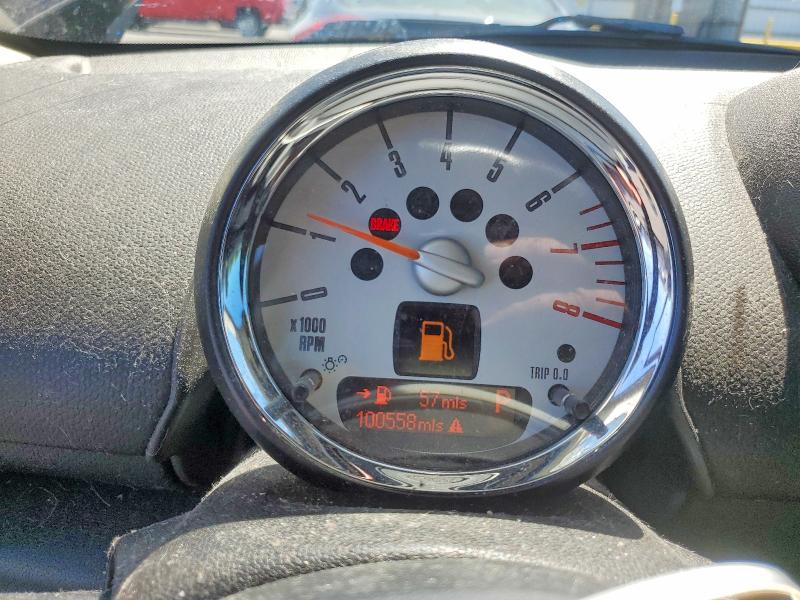 2012 Mini VIN WMWZC5C57CWL56723 COPART salvage auction — WATER/FLOOD, Ca - Salvage Certificate, sold $450 on 2026-08-03 (photo 9)