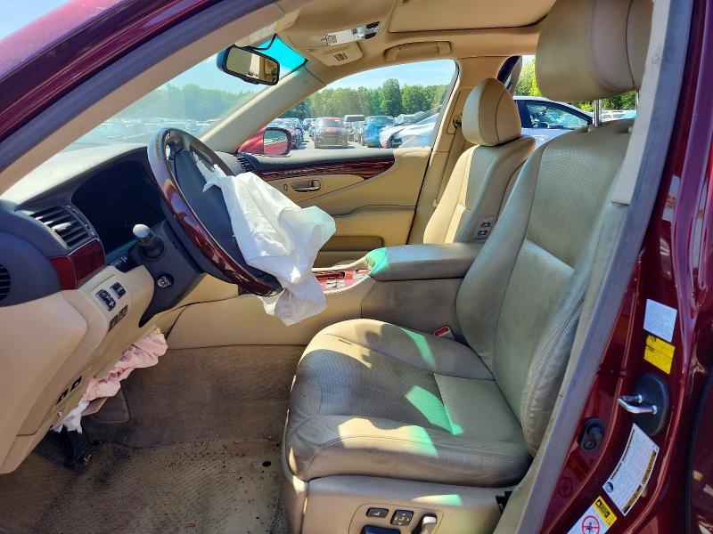 2009 Lexus Ls 460 VIN JTHCL46FX95001727 COPART salvage auction — FRONT END, PA - CERTIFICATE OF SALVAGE, sold $775 on 2026-07-14 (photo 7)