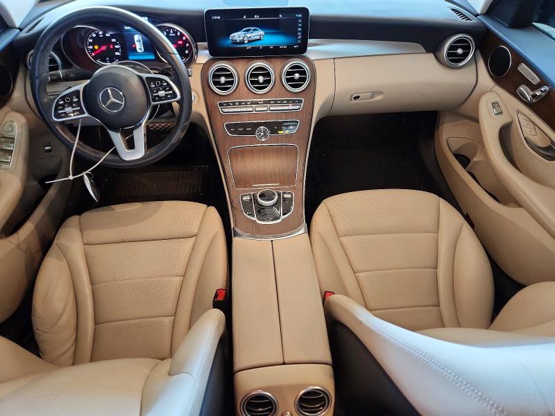 2019 Mercedes-benz C-klasse VIN WDDWF8DB9KR482992 COPART salvage auction — FRONT END, Az - Cert Of Title - Salvage, sold $8,400 on 2026-07-27 (photo 8)