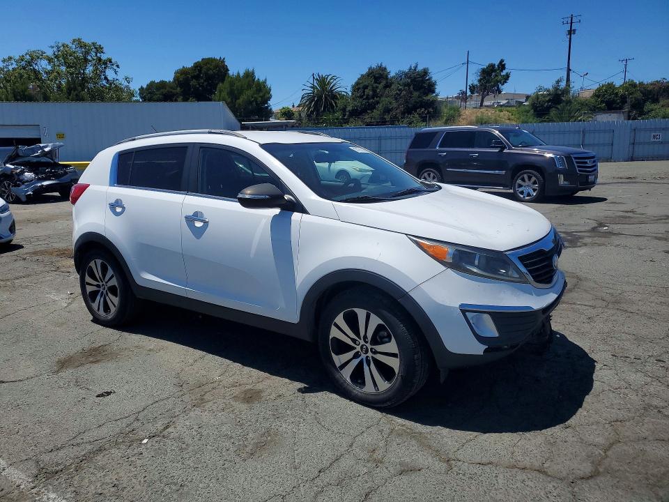 2013 Kia Sportage VIN KNDPC3A24D7443143 COPART salvage auction — FRONT END, Ca - Salvage Certificate, sold $3,150 on 2026-07-06 (photo 4)