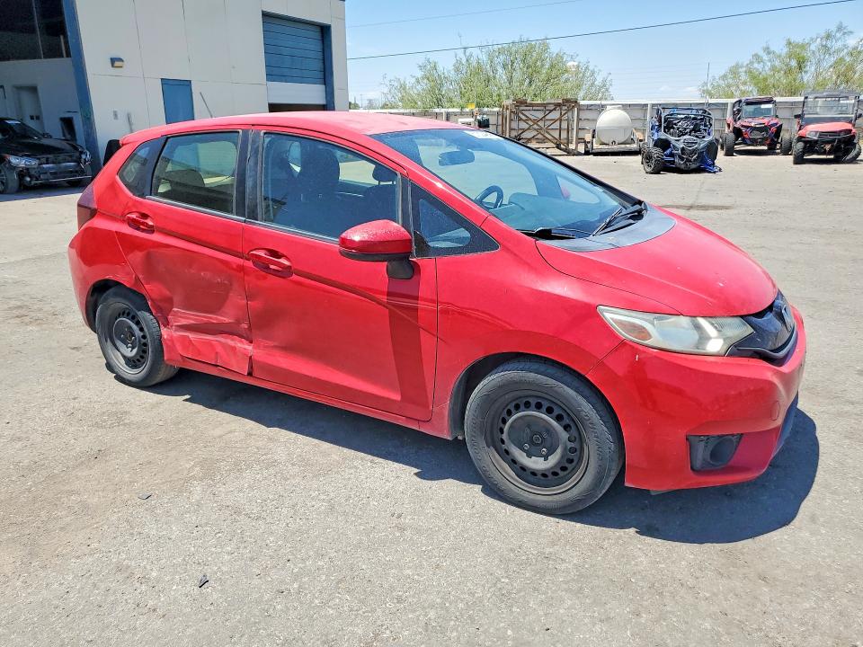 2016 Honda Fit VIN JHMGK5H53GX010401 COPART salvage auction — SIDE, TX - SALVAGE VEHICLE TITLE (P), sold $800 on 2026-07-17 (photo 4)