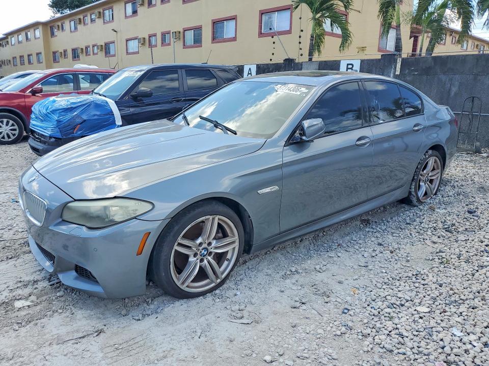 2013 BMW 5 series VIN WBAFR9C50DDX79875 COPART salvage auction — SIDE, Tx - Certificate Of Title, sold $1,350 on 2026-07-07 (photo 1)