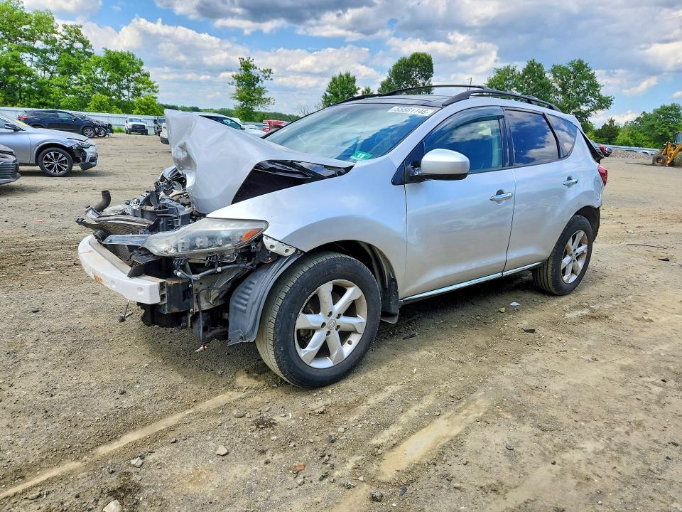 2010 Nissan Murano VIN JN8AZ1MW5AW114433 COPART salvage auction — FRONT END, NJ - CERT OF TITLE-SALVAGE, sold $225 on 2026-07-27 (photo 1)