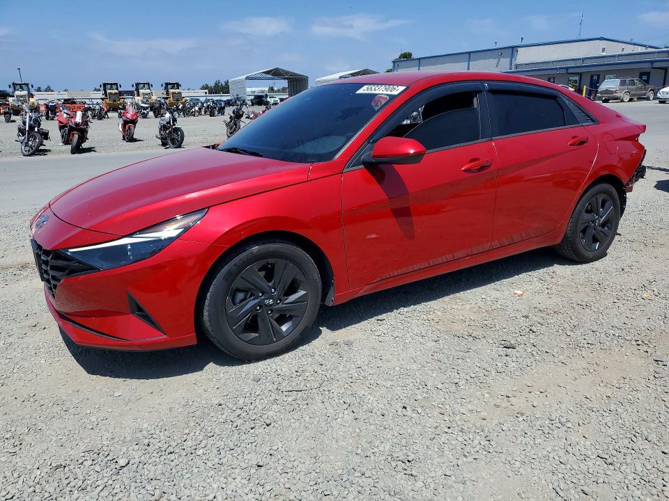 2022 Hyundai Elantra VIN 5NPLM4AG1NH066295 — COPART salvage auction photo