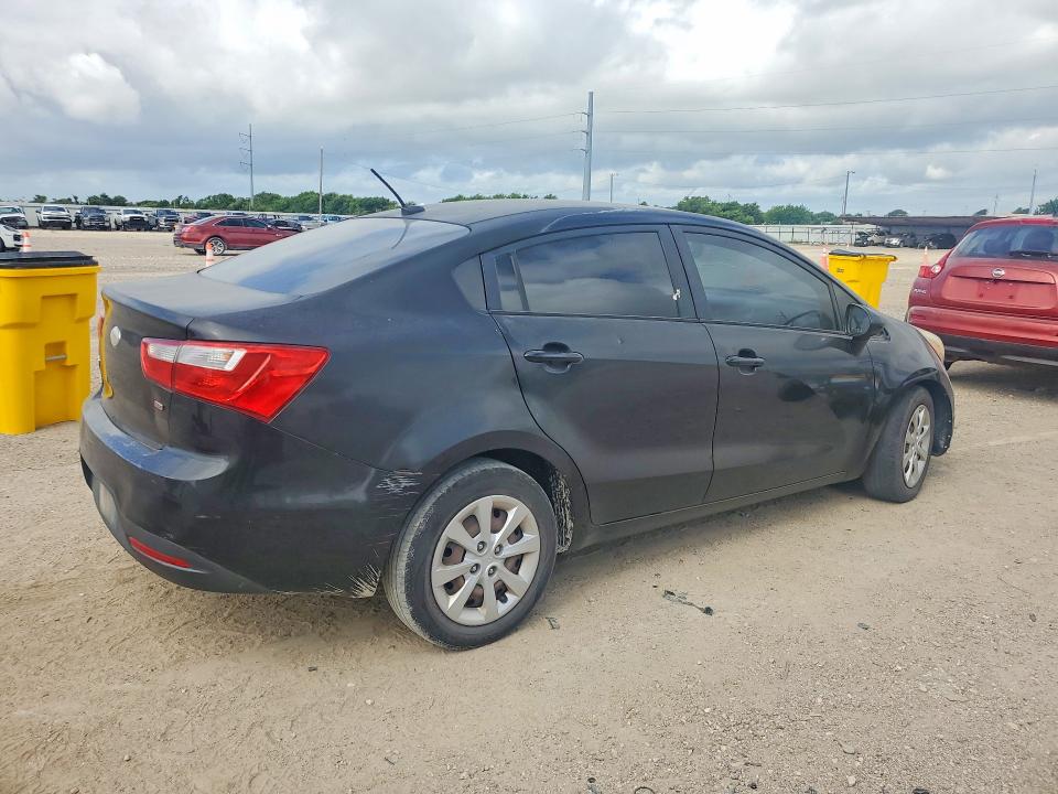 2014 Kia Rio VIN KNADM4A37E6335991 COPART salvage auction — FRONT END, Nm - Cert Of Title-Salvage, sold $200 on 2026-07-22 (photo 3)