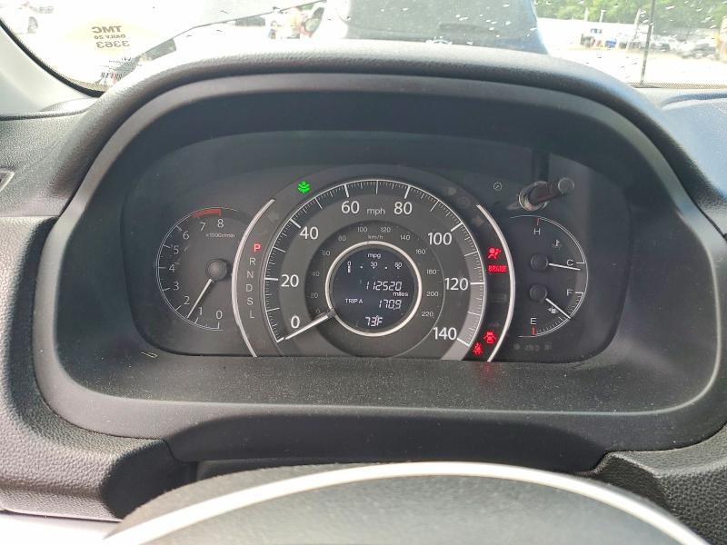 2016 Honda Cr-v VIN 2HKRM4H54GH611682 COPART salvage auction — REAR END, Ma - Cert Of Title-Reconstrctd Coll, sold $5,100 on 2026-07-02 (photo 9)