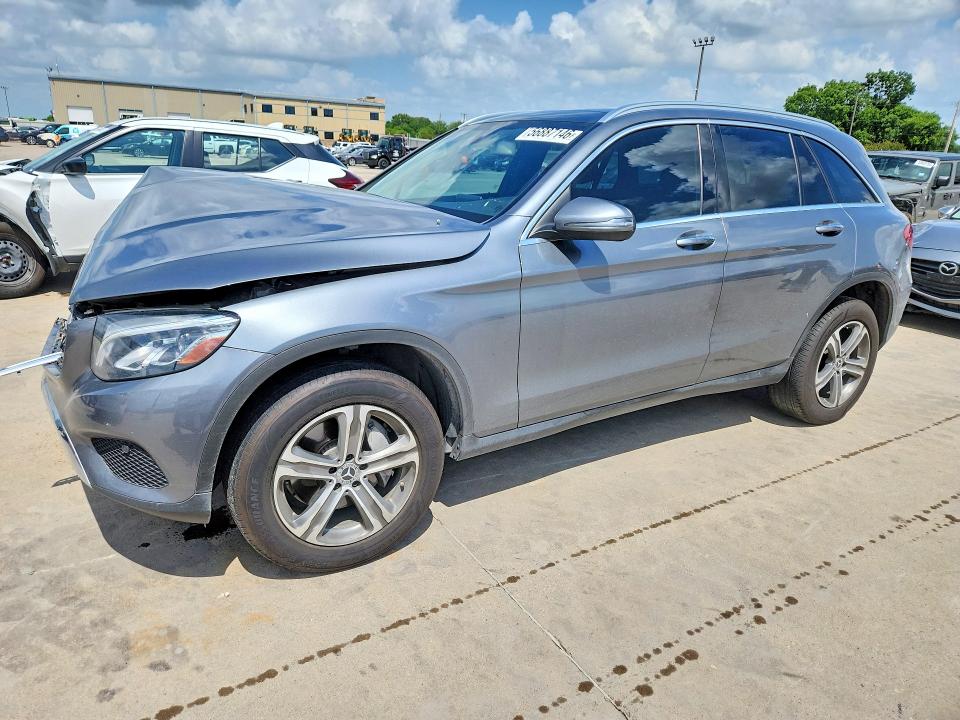 2019 Mercedes-benz Glc VIN WDC0G4JB9K1001058 COPART salvage auction — FRONT END, Tx - Salvage Vehicle Title, sold $175 on 2026-07-27 (photo 1)