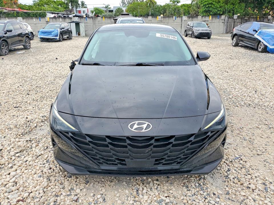 2021 Hyundai Elantra VIN 5NPLS4AG6MH017842 COPART salvage auction — SIDE, Fl - Certificate Of Destruction, sold $3,500 on 2026-07-10 (photo 5)