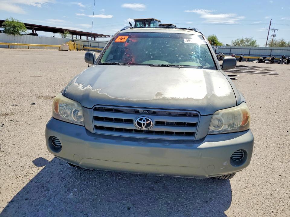 2005 Toyota Highlander VIN JTEDP21A550084416 COPART salvage auction — REAR END, Az - Cert Of Title - Salvage, sold $875 on 2026-07-17 (photo 5)