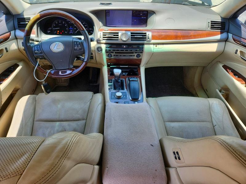 2013 Lexus Ls VIN JTHBL5EF7D5115924 COPART salvage auction — FRONT END, Ga - Cert Of Title-Salvage, sold $1,650 on 2026-07-09 (photo 8)