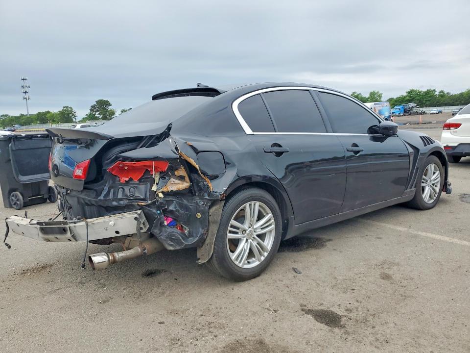 2012 Infiniti G VIN JN1CV6AR2CM970267 COPART salvage auction — REAR END, Ny - Mv-907A Salvage Certificate, sold $700 on 2026-07-06 (photo 3)