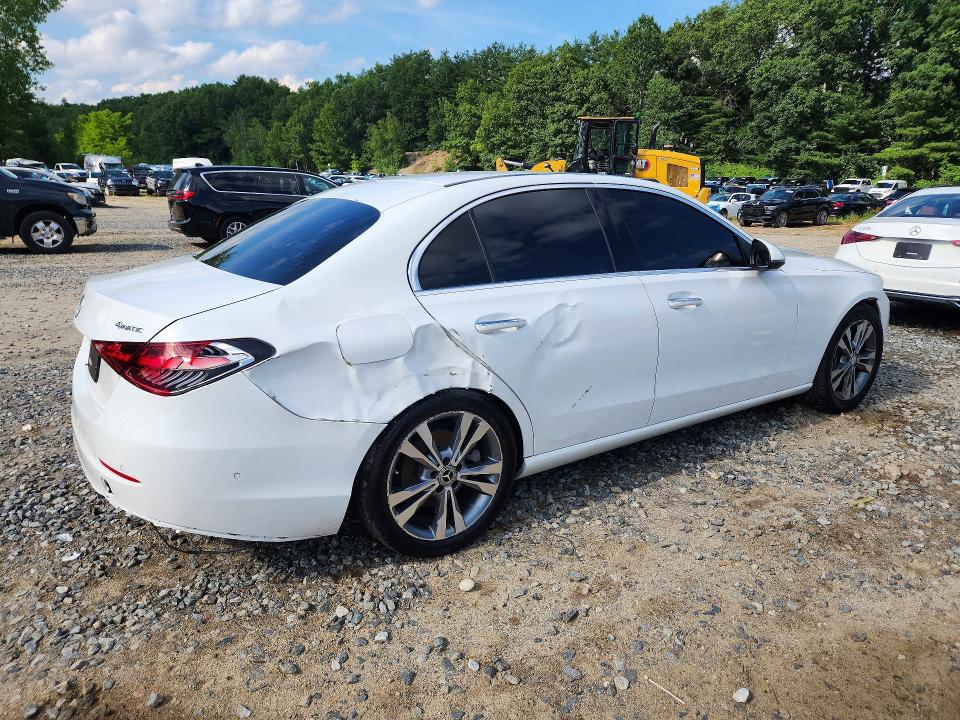 2023 Mercedes-benz C-klasse VIN W1KAF4HB4PR138510 COPART salvage auction — FRONT END, In - Certificate Of Title, sold $16,500 on 2026-07-08 (photo 3)